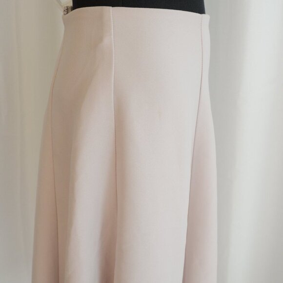 Y2K Bias Cut Satin Cream Slip Skirt Sz 6 - Picture 7 of 9